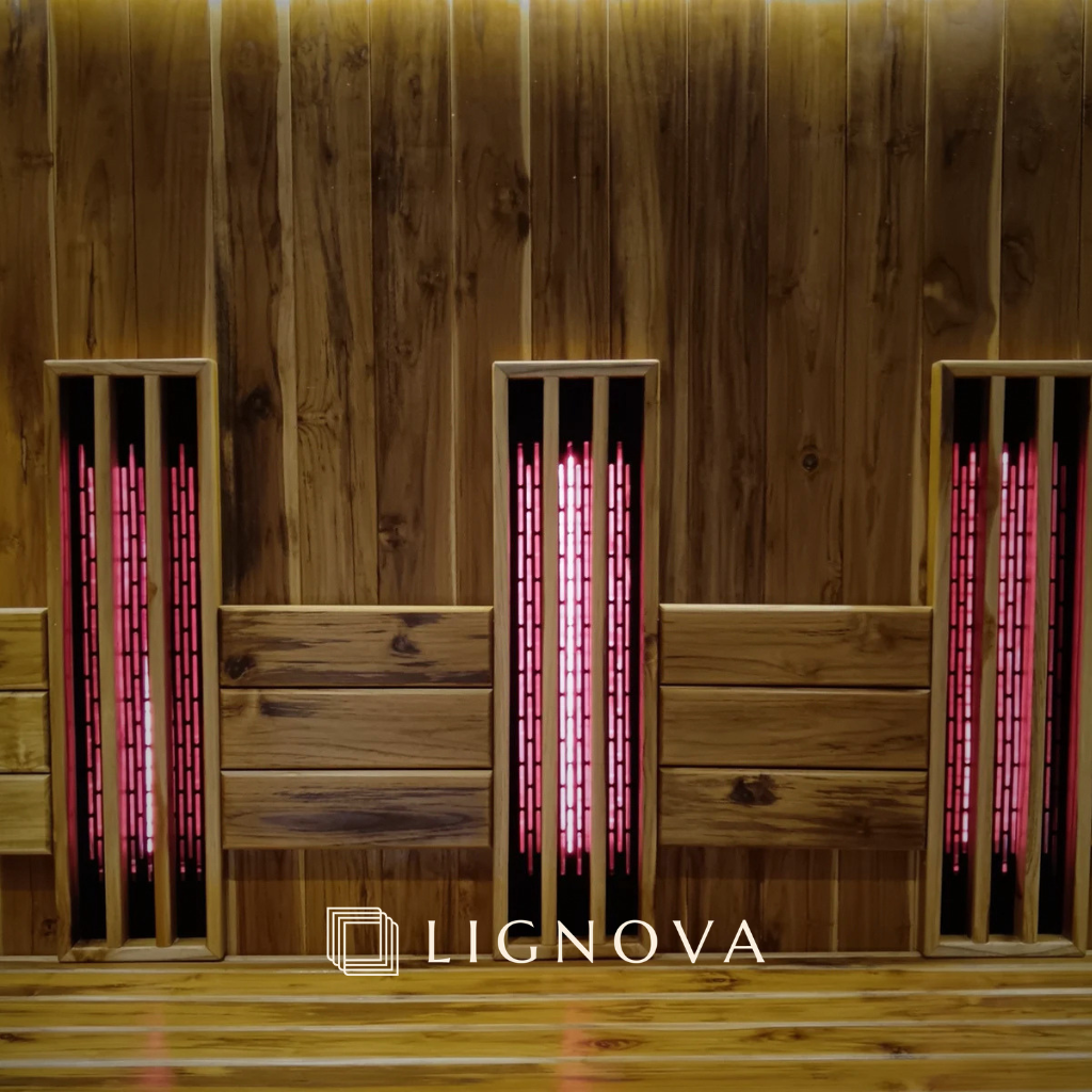 Fábrica de saunas en Bogotá: sauna residencial de alta gama diseñado a medida.