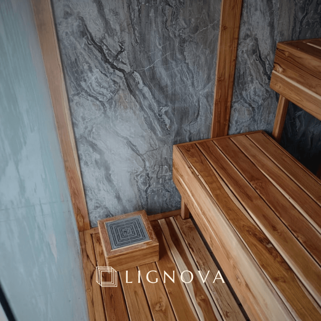 Salida de vapor en baño turco